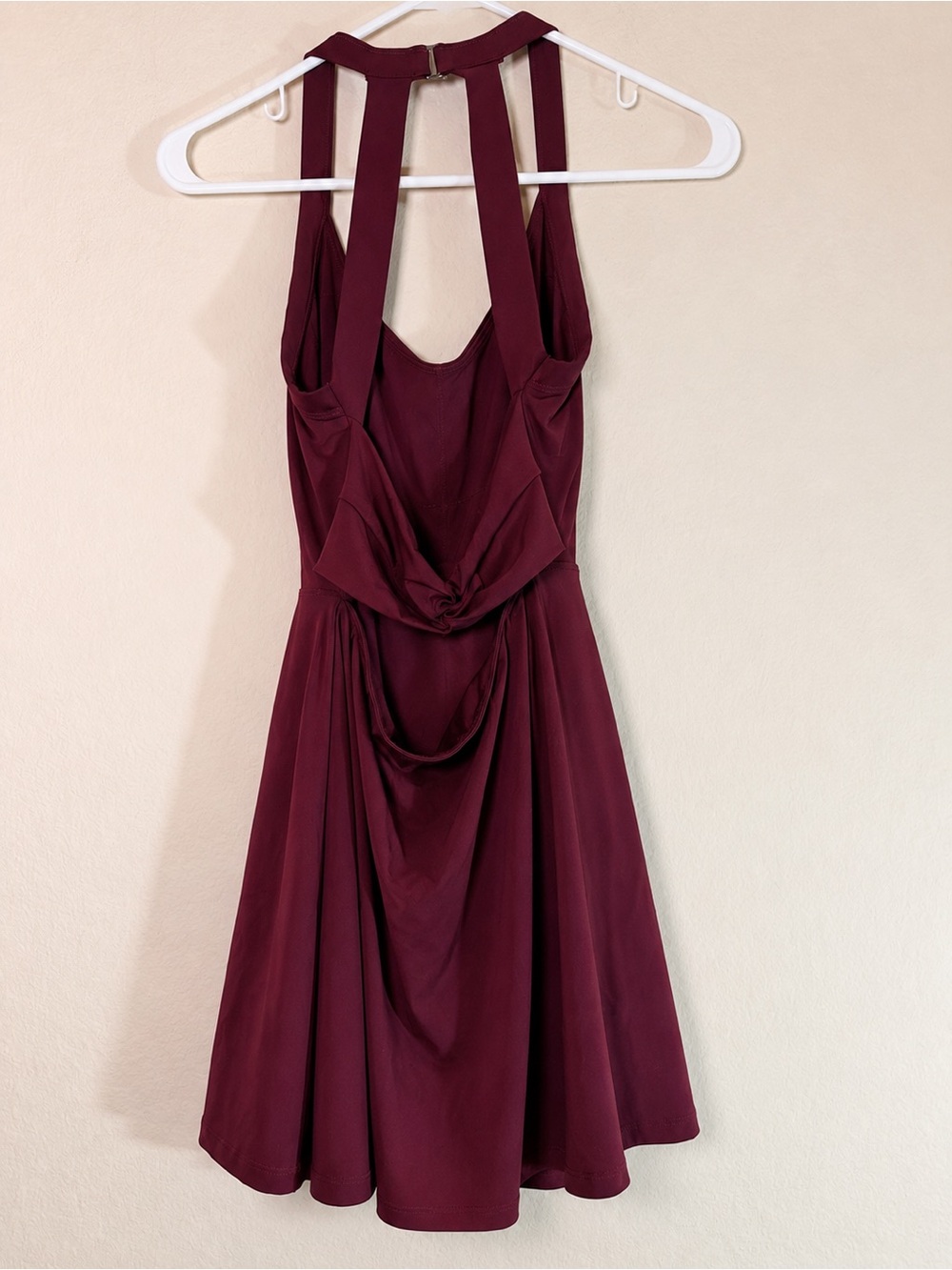 Halara Easy Peezy Cloudful Tennis Dress Wine Built In Shorts Size M - Picture 4 of 8